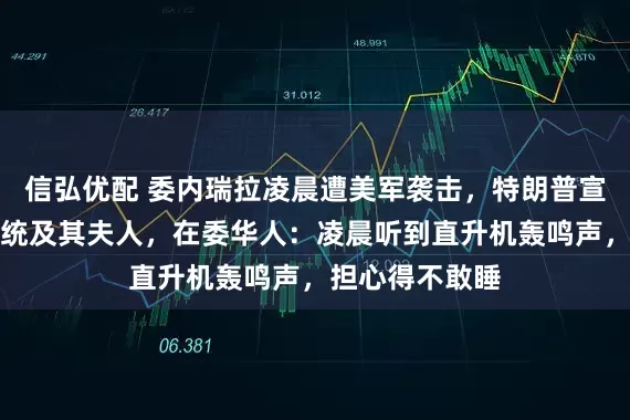 信弘优配 委内瑞拉凌晨遭美军袭击，特朗普宣称已抓获委总统及其夫人，在委华人：凌晨听到直升机轰鸣声，担心得不敢睡